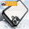 Hybrid Acrylic Tough Shockproof Case for Apple iPhone 16 - Black (Frame)