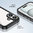 Hybrid Acrylic Tough Shockproof Case for Apple iPhone 16 Plus - Black (Frame)