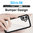 Hybrid Acrylic Tough Shockproof Case for Apple iPhone 16 Plus - Black (Frame)