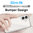 Hybrid Acrylic Tough Shockproof Case for Apple iPhone 16 Plus - Clear (Frame)