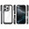 Hybrid Acrylic Tough Shockproof Case for Apple iPhone 16 Pro - Black (Frame)