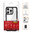 Hybrid Acrylic Tough Shockproof Case for Apple iPhone 16 Pro - Black (Frame)