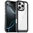 Hybrid Acrylic Tough Shockproof Case for Apple iPhone 16 Pro - Black (Frame)