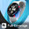 (2-Pack) 3D Curved Screen Protector for Google Pixel Watch 3 (45mm) - Black (Frame)