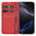 Leather Wallet Case & Card Holder Pouch for Apple iPhone 16 Pro Max - Red