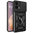 Heavy Duty Shockproof Case / Slide Camera Cover for Motorola Moto G85 - Black