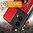 Heavy Duty Shockproof Case / Slide Camera Cover for Motorola Moto G85 - Red