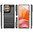Flexi Slim Carbon Fibre Case for Motorola Edge 50 - Brushed Black
