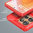 Flexi Slim Carbon Fibre Case for Motorola Edge 50 - Brushed Red