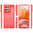 Flexi Slim Carbon Fibre Case for Motorola Edge 50 - Brushed Red