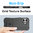 Anti-Shock Grid Texture Shockproof Case for Apple iPhone 16 Plus - Black