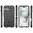 Anti-Shock Grid Texture Shockproof Case for Apple iPhone 16 Plus - Black