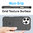 Anti-Shock Grid Texture Shockproof Case for Apple iPhone 16 Pro - Black