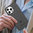 Anti-Shock Grid Texture Shockproof Case for Apple iPhone 16 Pro - Black