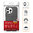 Anti-Shock Grid Texture Shockproof Case for Apple iPhone 16 Pro - Black