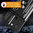 Heavy Duty Slide Case / Card Slot Holder / Camera Cover for Apple iPhone 16 Pro Max - Black