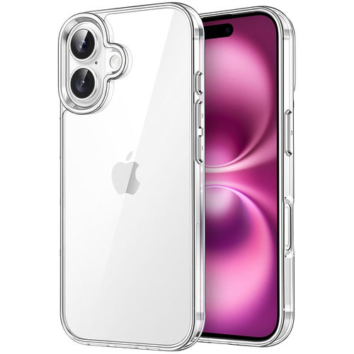 Flexi Slim Gel Case for Apple iPhone 16 - Clear (Gloss Grip)