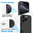 Tough Armour Slide Case & Card Holder for Apple iPhone 16 Pro - Black