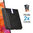 Slim Hard Shell Wallet Case / Card Holder Pouch for Motorola Razr 50 Ultra - Black