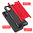 Military Defender Tough Shockproof Case for Apple iPhone 16 Plus - Red