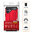 Military Defender Tough Shockproof Case for Apple iPhone 16 Plus - Red