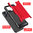 Military Defender Tough Shockproof Case for Apple iPhone 16 Pro - Red