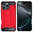 Military Defender Tough Shockproof Case for Apple iPhone 16 Pro - Red