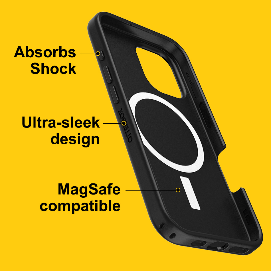 OtterBox Symmetry MagSafe Case for Apple iPhone 16 - Black