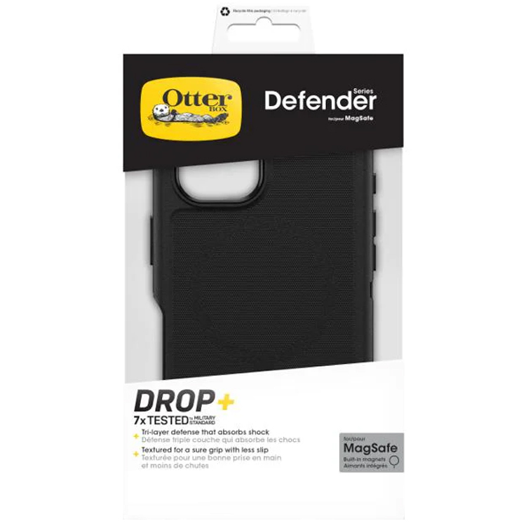 OtterBox Defender MagSafe Shockproof Case for Apple iPhone 16 Plus - Black