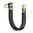 Left / Right (240W) USB4 Type-C (PD) Flat Charging Cable (14cm) for Phone / Tablet / Laptop