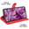 Leather Wallet Case & Card Holder Pouch for HMD Pulse / Pro / Plus 4G - Red