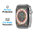 (2-Pack) Flexi Slim Gel Case for Apple Watch 42mm (Series 10) - Clear