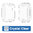 (2-Pack) Flexi Slim Gel Case for Apple Watch 42mm (Series 10) - Clear