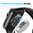 Anti-Scratch Hard Shell Case for Apple Watch 46mm (Series 10) - Clear (Frame)
