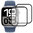 (2-Pack) 3D Curved Screen Protector Film for Apple Watch 46mm (Series 10) - Black (Frame)