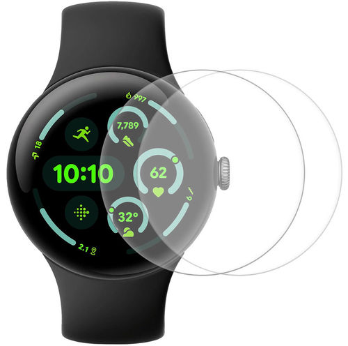 (2-Pack) Anti-Scratch TPU Screen Protector Film for Google Pixel Watch 3 (45mm)