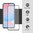 Full Coverage Tempered Glass Screen Protector for Samsung Galaxy S24 FE - Black