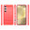 Flexi Slim Carbon Fibre Case for Samsung Galaxy S24 FE - Brushed Red