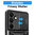 Heavy Duty Shockproof Case / Slide Camera Cover for Samsung Galaxy S24 FE - Black