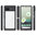 Hybrid Acrylic Tough Shockproof Case for Google Pixel 6a - Black (Frame)