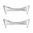 Replacement Band Connector Adapter for Google Pixel Watch 3 (45mm) - Silver