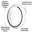 Anti-Scratch Hard Shell Case for Google Pixel Watch 3 (45mm) - Clear (Frame)