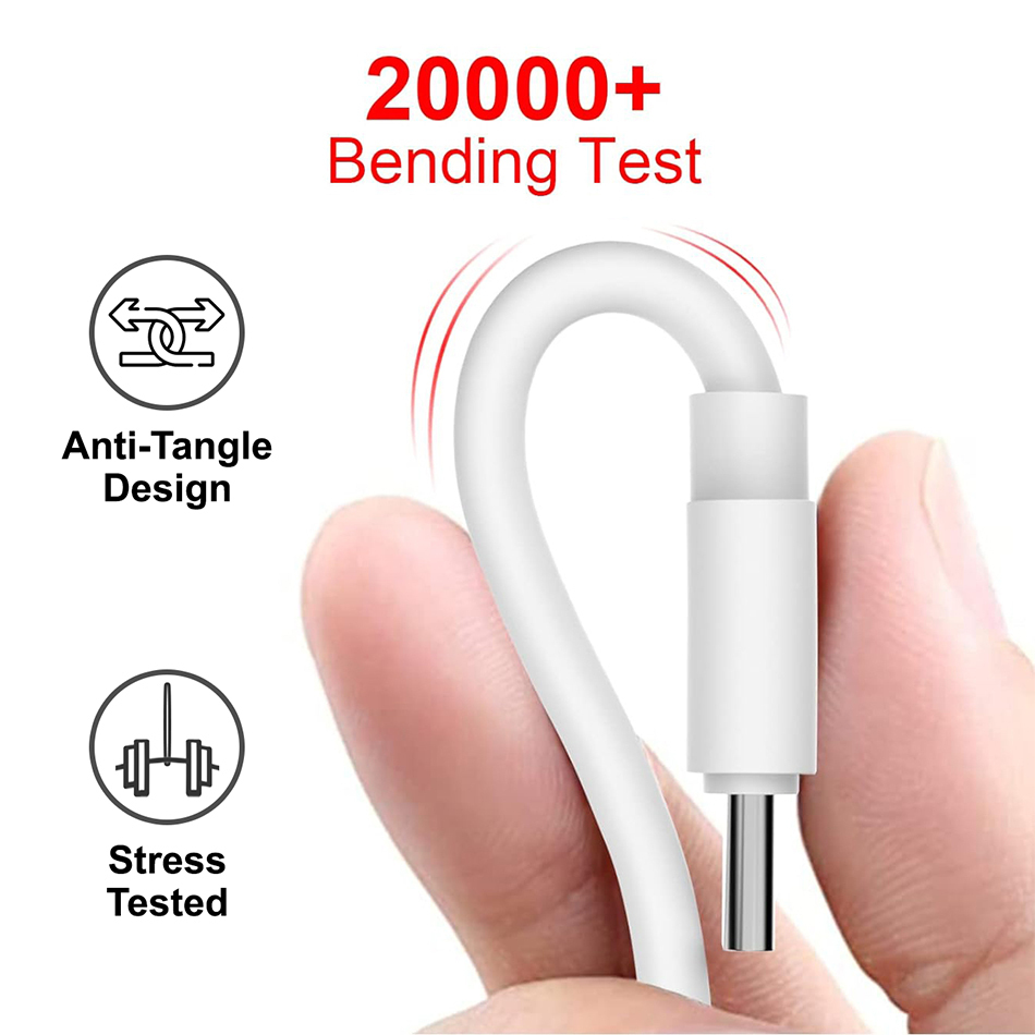 (60W) USB Type-C (PD) Fast Charging Data Cable (1m) - White