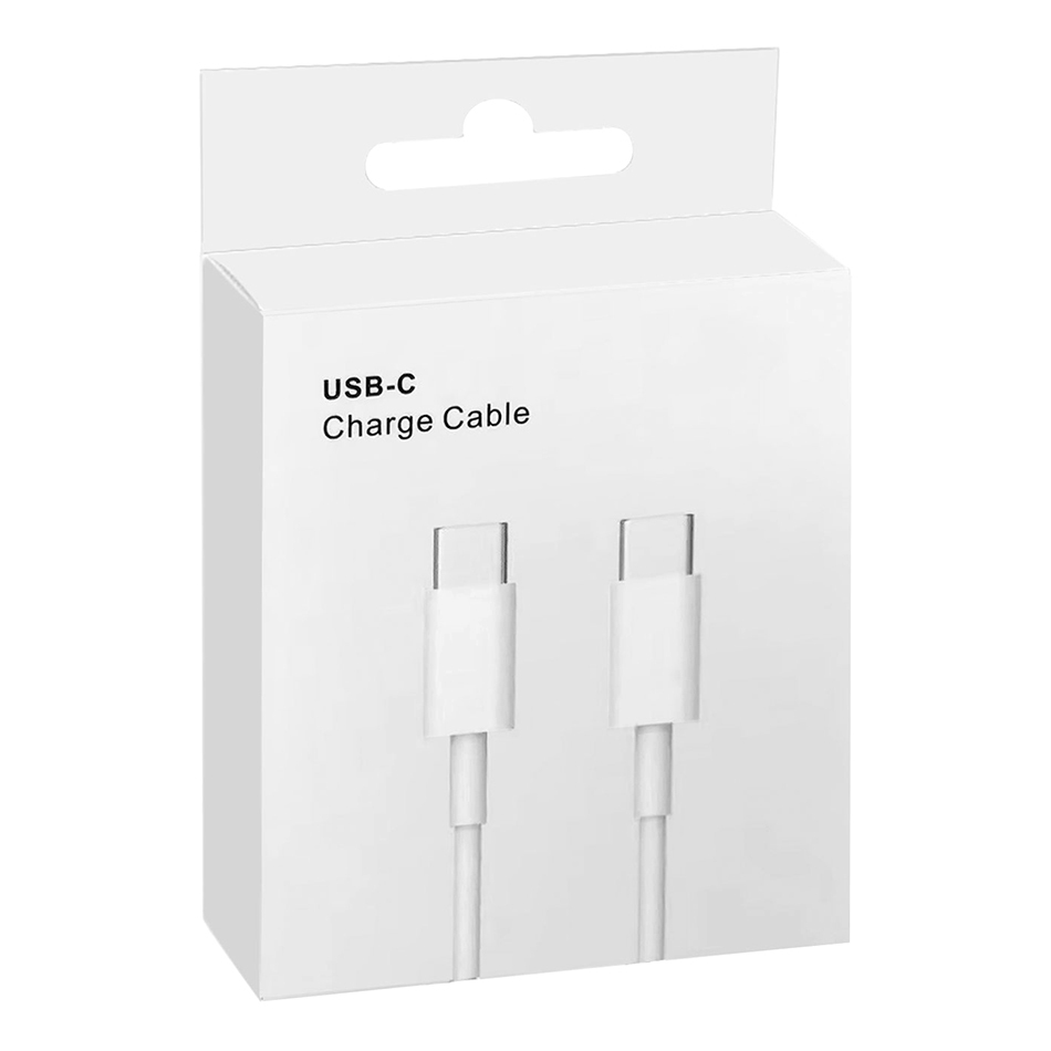(60W) USB Type-C (PD) Fast Charging Data Cable (1m) - White
