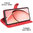 Leather Wallet Case & Card Holder Pouch for Oppo A60 / A40 - Red