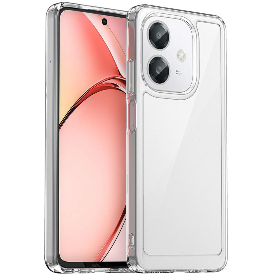 Hybrid Acrylic Tough Shockproof Case for Oppo A60 / A40 - Clear (Frame)