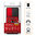 Heavy Duty Shockproof Case / Slide Camera Cover for Motorola Edge 50 Neo - Red