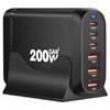 (200W) GaN 3 (6-Port) USB Type-C / PD 3.0 / QC 3.0 Charging Station