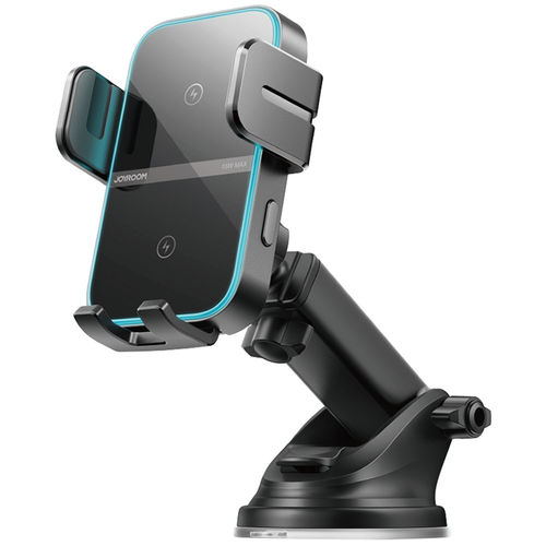 Joyroom Dual-Coil (15W) Auto Self Align / Wireless Charger / Suction Cup / Car Mount Phone Holder