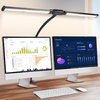 Puluz Dual Head LED Desk Lamp / Flexible Gooseneck / Adjustable Arm / Table Clamp